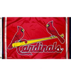 2Pcs WinCraft St. Louis Cardinals Birds Flag and Banner