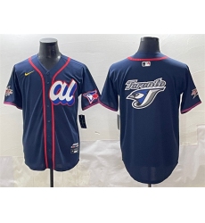 Men's American League Toronto Blue Jays Team Big Logo Navy 2025 All-Star Edition Limited Stitched Baseball Jersey