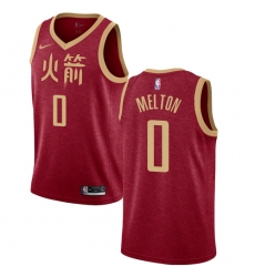 Women's Nike Houston Rockets #0 De'Anthony Melton Swingman Red NBA Jersey - 2018 19 City Edition