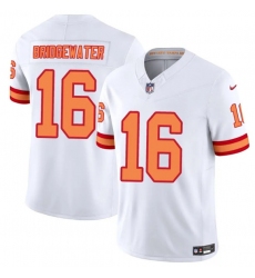 Men's Tampa Bay Buccaneers #16 Teddy Bridgewater White 2025 F.U.S.E. Vapor Limited Football Stitched Jersey