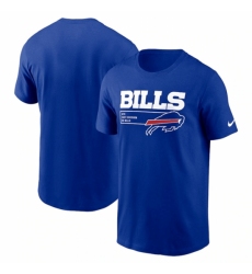 Men's Buffalo Bills Blue Division Essential T Shirt