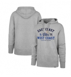 Men's Los Angeles Dodgers vs. New York Yankees 47 Gray 2024 World Series Matchup Pullover Hoodie