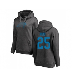 Football Women's Carolina Panthers #25 Eric Reid Ash One Color Pullover Hoodie