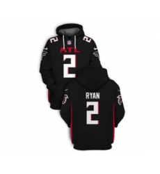 Men's Atlanta Falcons #2 Matt Ryan 2021 Black Pullover Football Hoodie