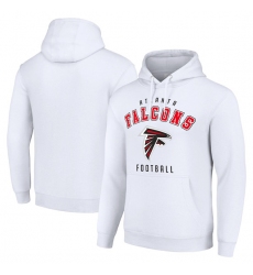 Men's Atlanta Falcons White Pullover Hoodie