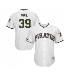 Men's Pittsburgh Pirates #39 Dave Parker Replica White Alternate Cool Base Baseball Jersey