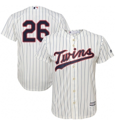 Youth Majestic Minnesota Twins #26 Max Kepler Authentic Cream Alternate Cool Base MLB Jersey