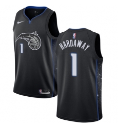 Men's Nike Orlando Magic #1 Penny Hardaway Swingman Black NBA Jersey - City Edition