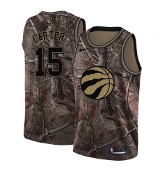 Men's Nike Toronto Raptors #15 Vince Carter Swingman Camo Realtree Collection NBA Jersey