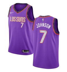 Women's Nike Phoenix Suns #7 Kevin Johnson Swingman Purple NBA Jersey - 2018 19 City Edition