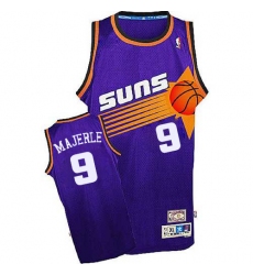Men's Adidas Phoenix Suns #9 Dan Majerle Authentic Purple Throwback NBA Jersey