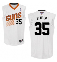 Men's Adidas Phoenix Suns #35 Dragan Bender Authentic White Home NBA Jersey