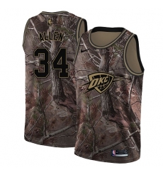 Men's Nike Oklahoma City Thunder #34 Ray Allen Swingman Camo Realtree Collection NBA Jersey
