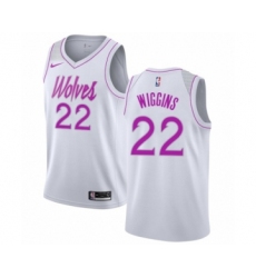 Youth Nike Minnesota Timberwolves #22 Andrew Wiggins White Swingman Jersey - Earned Edition