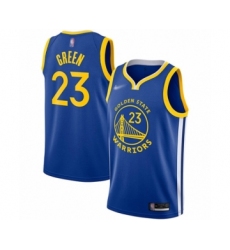 Men's Golden State Warriors #23 Draymond Green Authentic Royal Finished Basketball Jersey - Icon Edition