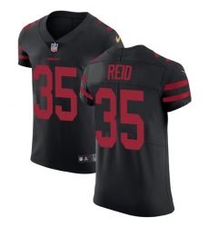 Men's Nike San Francisco 49ers #35 Eric Reid Black Alternate Vapor Untouchable Elite Player NFL Jersey