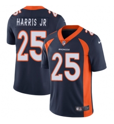 Men's Nike Denver Broncos #25 Chris Harris Jr Navy Blue Alternate Vapor Untouchable Limited Player NFL Jersey