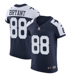 Men's Nike Dallas Cowboys #88 Dez Bryant Navy Blue Throwback Alternate Vapor Untouchable Elite Player NFL Jersey