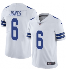 Youth Nike Dallas Cowboys #6 Chris Jones White Vapor Untouchable Limited Player NFL Jersey