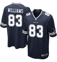 Men's Nike Dallas Cowboys #83 Terrance Williams Game Navy Blue Team Color NFL Jersey