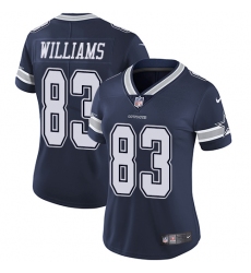 Women's Nike Dallas Cowboys #83 Terrance Williams Elite Navy Blue Team Color NFL Jersey