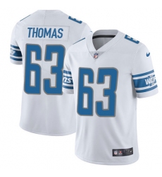 Youth Nike Detroit Lions #63 Brandon Thomas Limited White Vapor Untouchable NFL Jersey