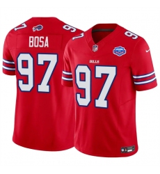 Men's Buffalo Bills #97 Joey Bosa Red 2025 F.U.S.E. With Farewell Vapor Untouchable Limited Football Stitched Jersey