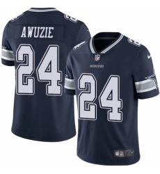 Men's Nike Dallas Cowboys #24 Chidobe Awuzie Navy Blue Team Color Vapor Untouchable Limited Player NFL Jersey