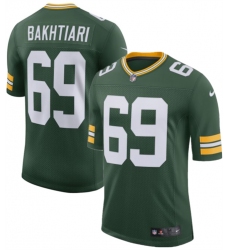 Men's Green Bay Packers #69 David Bakhtiari Green 2025 Vapor Untouchable Limited Football Stitched Jersey