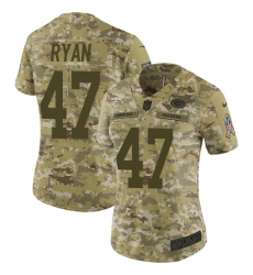 Women's Nike Green Bay Packers #47 Jake Ryan Limited Camo 2018 Salute to Service NFL Jersey