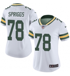 Women's Nike Green Bay Packers #78 Jason Spriggs White Vapor Untouchable Limited Player NFL Jersey