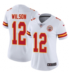 Women's Nike Kansas City Chiefs #12 Albert Wilson Elite White NFL Jersey